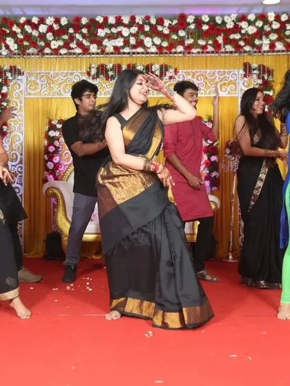 A throwback to 2018, where our wedding performance journey began. Dancing with a school gang for a dear friend's wedding is a special kind of joy that we love to facilitate.