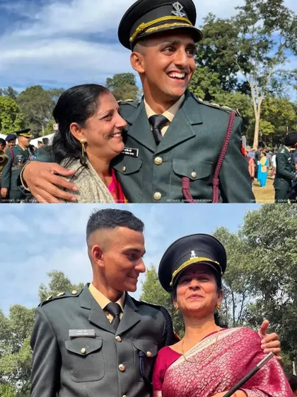 This is the biggest dream for any son or daughter: to see this happiness on their mother's face. Let this be your motivation to clear the NDA exam and make your parents proud.