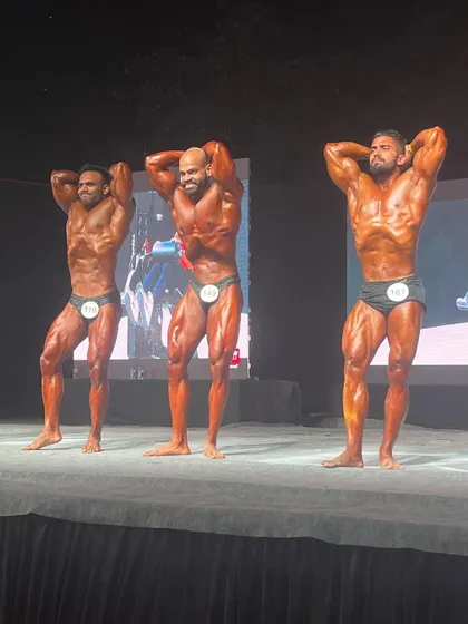 The top three athletes in the overall comparison. Being in this lineup means you have brought a top-tier physique. I prepare my athletes for this moment.