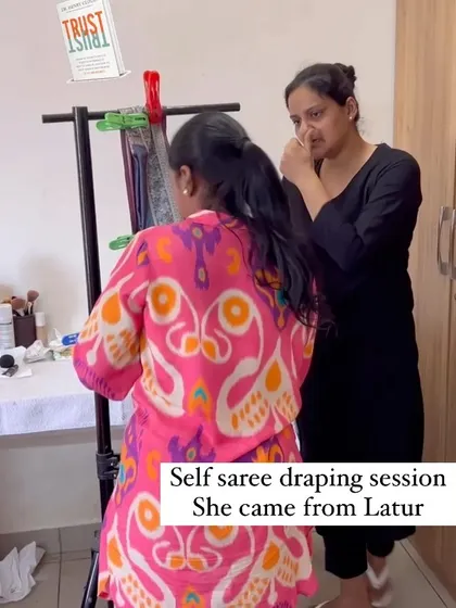 This student came all the way from Latur to Bangalore for her vacation and decided to learn this new skill. It's amazing to see such dedication to learning.