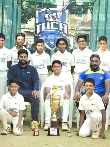 The Jwise Cricket Championship winning team. A hat-trick of championships for MCA, showcasing our dominance in this tournament.