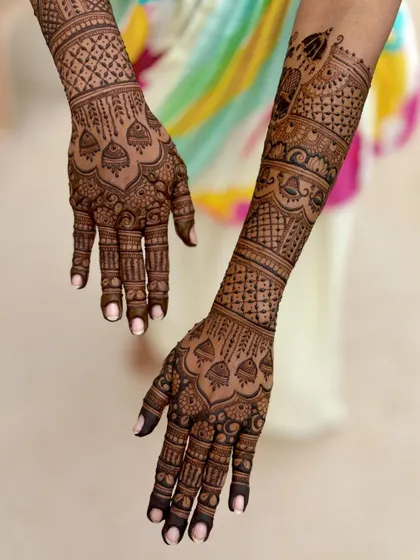 Another view of the same design, highlighting the detailed work on the arms.