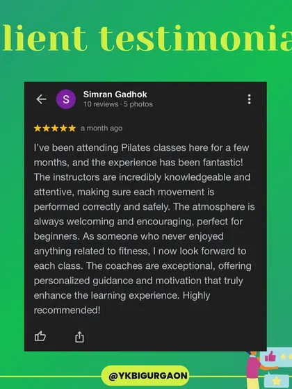 "The atmosphere is always welcoming and encouraging, perfect for beginners. As someone who never enjoyed anything related to fitness, I now look forward to each class." This is the biggest compliment.