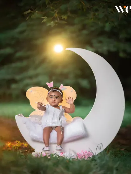These themed shoots are all about capturing your child's personality. We encourage them to play and interact, resulting in adorable and natural photos like this one.