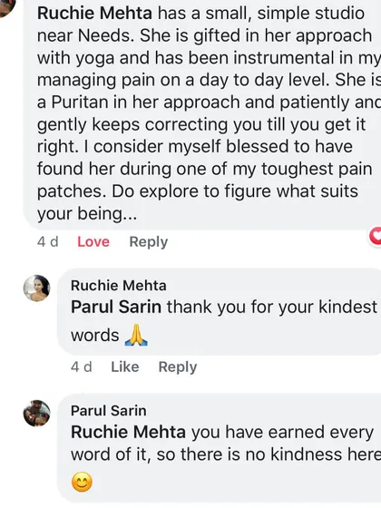 Words like these fill my heart with so much gratitude. It is a privilege to guide someone through their pain and help them find relief and strength through a patient, gentle yoga practice. This is why I do what I do.