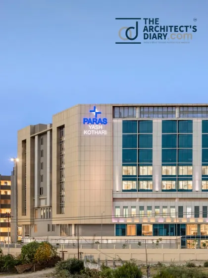 Featured in The Architect's Diary, our design for Paras Yash Kothari Hospital showcases how a dormant structure can be adapted into a high-performance healthcare environment. The focus is on modular planning, flexibility, and patient well-being.