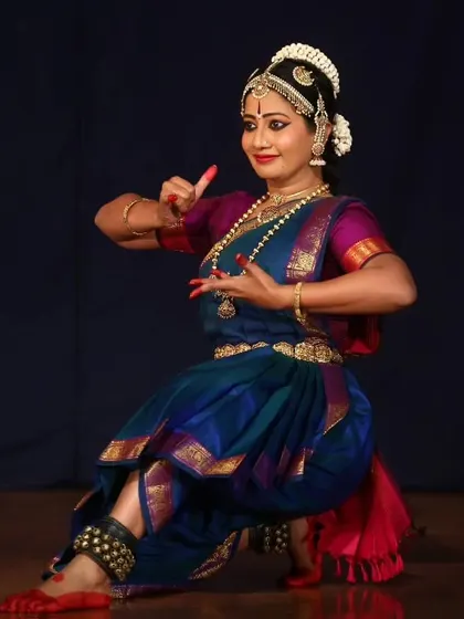 My student Saudamini Rao on stage in Chennai. Despite the unexpected challenges, she gave a lovely and memorable performance.