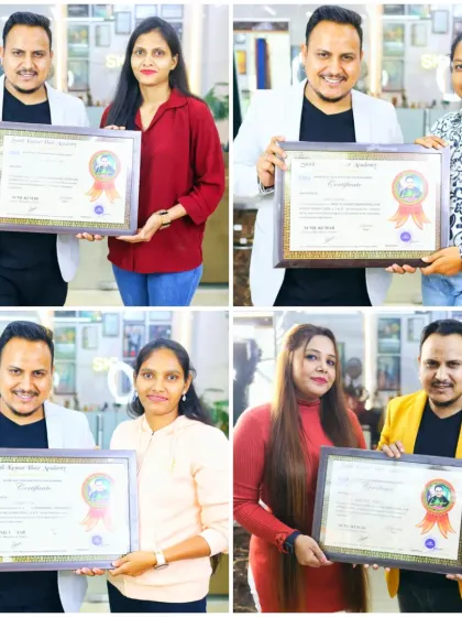 The graduating students of Batch 69. I wish them all lots of blessings and a very bright future in the hairstyling industry.