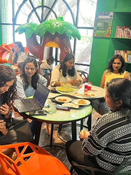 Another look at our Mommy Moments Play Date, where friendships bloom and kids explore. It's all about joyful connections.