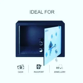 Ideal for cash, passports, and jewelry, the Convenio Manual-11 offers straightforward security. It uses a 6-lever manual locking system and comes with two high-quality zinc-plated keys for access.