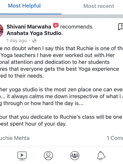 I am filled with gratitude when I read words like these from my students. It is an honor to be a part of their wellness journey and to create a calming, zen experience for them.
