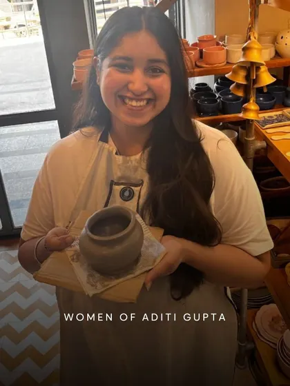 We were honored to host the "Women of Aditi Gupta" for a special Women's Day workshop. It was a beautiful blend of fashion, art, and female creativity.