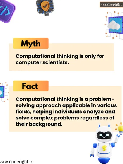 You don't have to be a computer scientist to benefit from computational thinking. It's a versatile problem-solving approach that helps anyone analyze and solve complex challenges, no matter their background.
