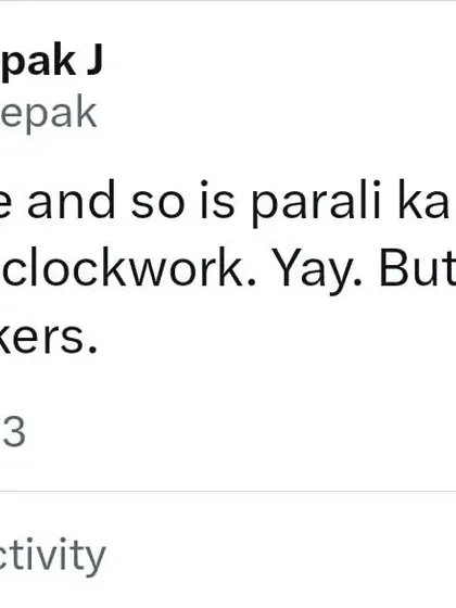 A sarcastic tweet about the annual return of stubble burning smoke from Punjab. I contrast this with the selective activism that focuses only on banning firecrackers during Hindu festivals.