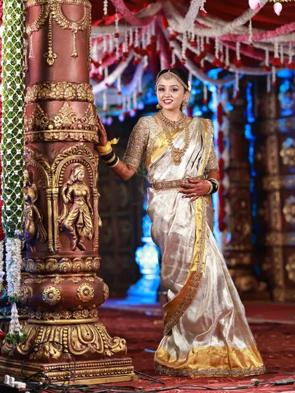 The final look on the bride, looking absolutely radiant at her wedding.