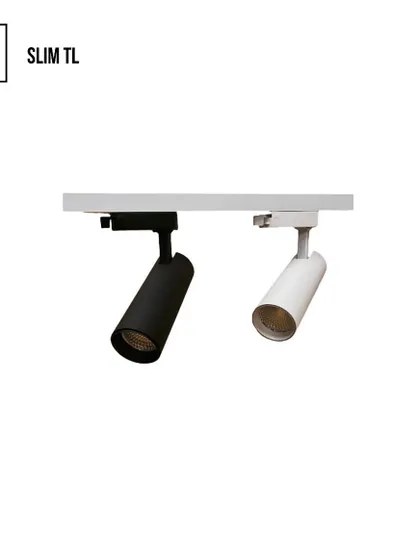 The Slim TL track light is a simple, sleek, and effective solution for accent lighting. Available in both black and white, it provides powerful illumination with a minimalist design.