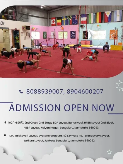 Our classes include a variety of floor exercises, like the bridge pose, to improve back flexibility and core strength. Admissions are open for our summer camp.