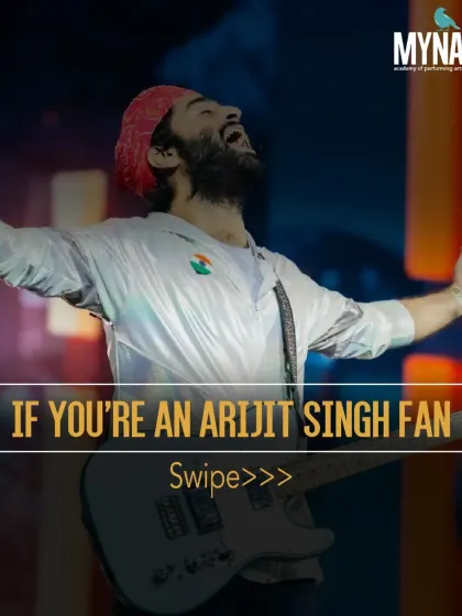 If you're an Arijit Singh fan, this one's for you. This poster announces our collective sing-along session celebrating the voice of a generation. No prior training needed, just your love for his music.