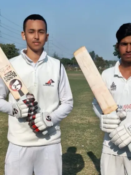The formidable duo, Anshul Bhati and Ranveer Singh, who forged an unforgettable match-winning partnership. Their synergy on the pitch is a result of countless hours of practice together.