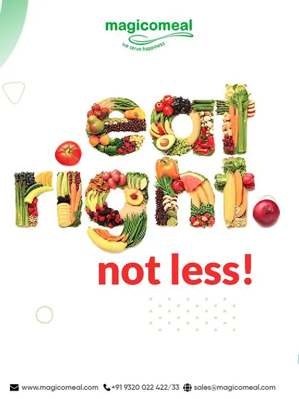 Our philosophy is to eat right, not less. We believe in nourishing the body with wholesome, nutrient-dense foods, as beautifully illustrated by this creative arrangement of fresh fruits and vegetables.