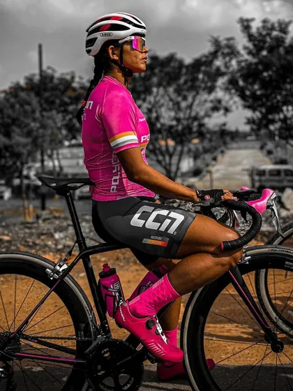 A final tribute to my pink Polygon kit. It's been a part of my identity on the road, a symbol of my journey in cycling.
