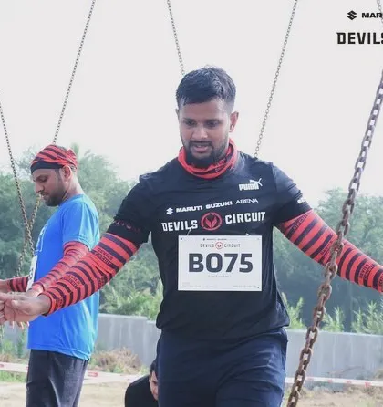 Balance and stability are just as important as raw strength. Obstacles like this swinging chain bridge are designed to test your core and focus under pressure.