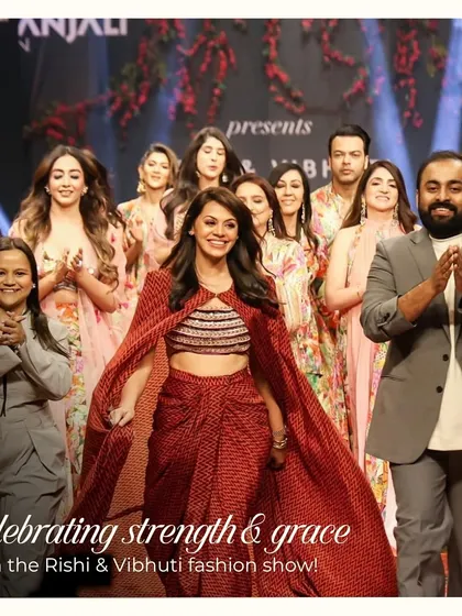 Celebrating strength and grace with a fashion show at our Ludhiana event. Our team created all the hair and makeup looks for the runway, showcasing our collaborative spirit.