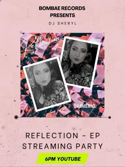 The official announcement for the 'Reflection' EP streaming party on YouTube. These events are a great way for me to connect directly with listeners and celebrate a new release.