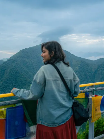 Another portrait from Dalai Hills, capturing the peaceful atmosphere and the beauty of the mountains.