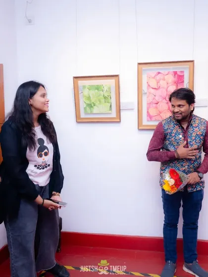 It was an honor to be a chief guest and share my thoughts with the artists at the Chromatic Confluence exhibition.
