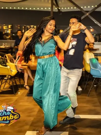 Lost in the music and the moment. We focus on creating an environment where you can let go of everything and just connect with your partner and the rhythm.