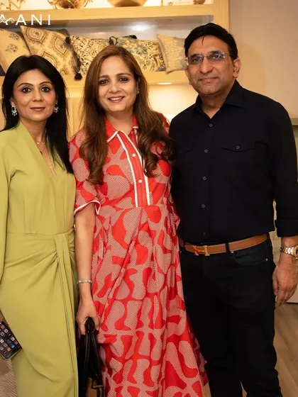 The launch of my latest soft furnishings collection was filled with vibrant energy and serene comfort. It was a joy to share these moments with friends and clients.
