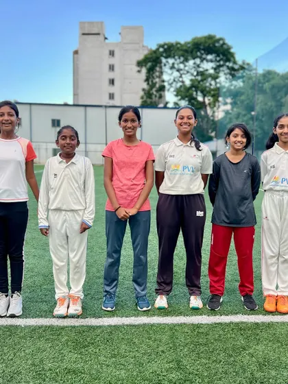 A group photo of some of our talented and dedicated female cricketers. We are proud to be empowering these future stars.