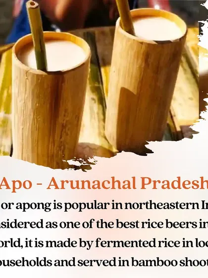 Exploring Apo, a traditional rice beer from Arunachal Pradesh. We celebrate the rich diversity of local Indian beverages and include them in our curriculum.
