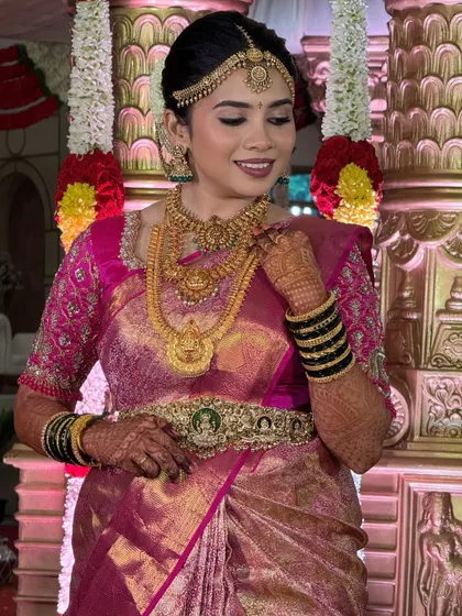 Another shot of my happy bride. Her confidence shines through, which is the true goal of any bridal makeup artist.