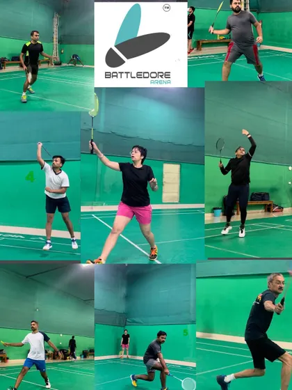 This collage captures the energy and diversity of my adult training batches. You'll find a supportive and motivating environment to help you achieve your badminton goals.