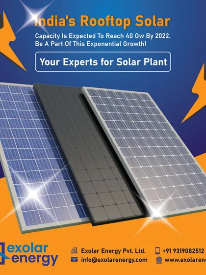 As India's rooftop solar capacity continues to grow, now is the time to invest. We are your experts for any solar plant installation.