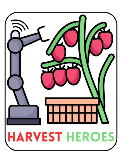 The official theme logo for the Indian Robotics Olympiad 2024 is "Harvest Heroes." This theme challenges students to create robotic solutions for real-world agricultural problems.