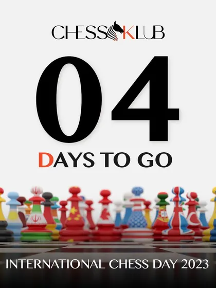 The countdown to our International Chess Day Tournament. We join the global community in celebrating the game we love with special events at our centers.