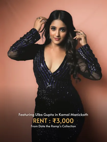 Ulka Gupta, famous for her role as Jhansi Ki Rani, is now slaying budgets with this rented Kamal Manickath dress. You can rent this celebrity look for just ₹3,000.