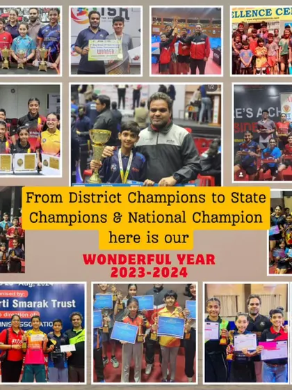 A collage celebrating a wonderful year. From district champions to national champions, this is a look back at our achievements.