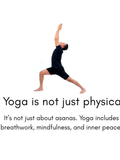 Truth number two: Yoga is not just physical. It is a holistic practice that includes breathwork, mindfulness, and the cultivation of inner peace.