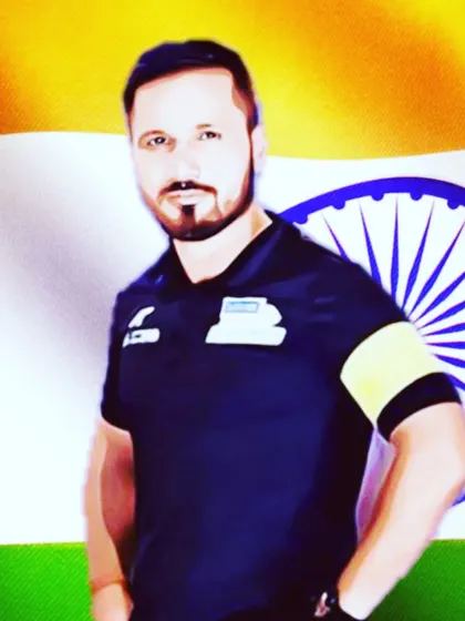 A portrait of my Guru ji, the man who taught me everything about Kabaddi and life.