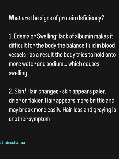 Are you getting enough protein? I break down the signs of protein deficiency, starting with swelling (edema) and changes to your skin and hair. Nutrition is the foundation of your health and performance.