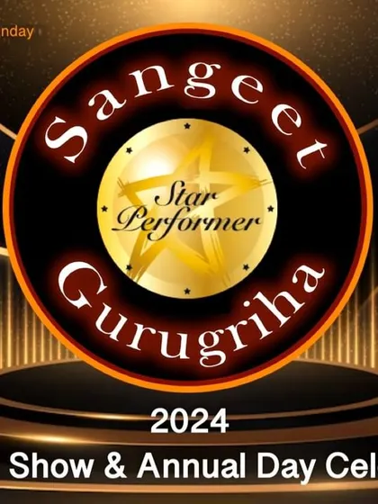 Announcing our 2024 Award Show and Annual Day Celebration. We look forward to welcoming everyone to witness the talent of Sangeet Gurugriha on the big stage.