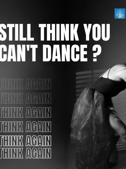 If you think you can't dance, we are here to help you think again. Our beginner-friendly classes are designed to build your confidence and prove that movement is for everyone.