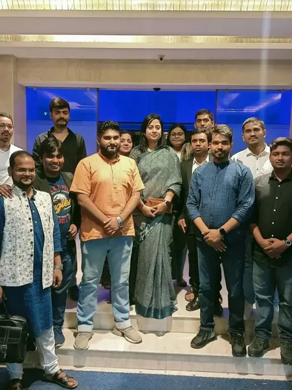 A team photo from a professional gathering. Building strong relationships within my network allows me to bring a wider range of resources and perspectives to my clients.