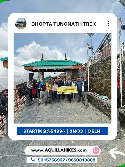 The Chopta-Tungnath trek is one of our top recommendations for a long weekend. This graphic gives you a quick overview of the trip, starting from Delhi.
