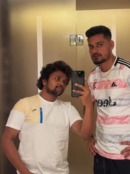A final selfie with Kuldeep.