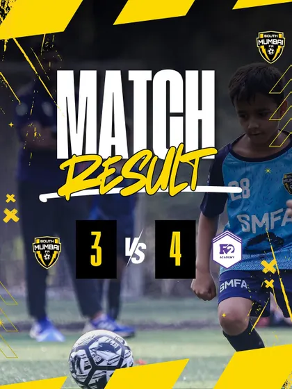 A thrilling 3-4 match for our U9 squad. The result doesn't define us, but the passion and determination do.